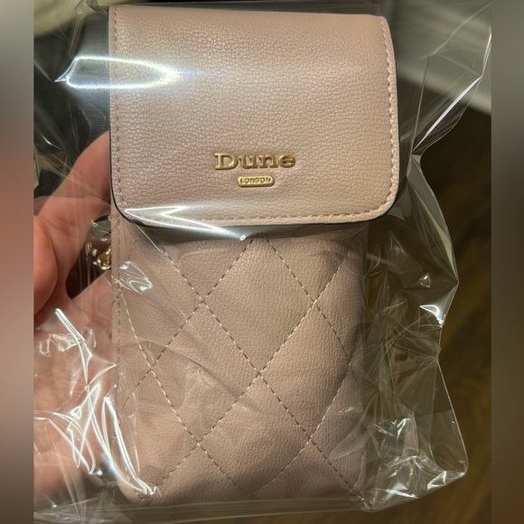 Dune dusty Rose quilted phone/cc case Crossbody Bag - Picture 5 of 6